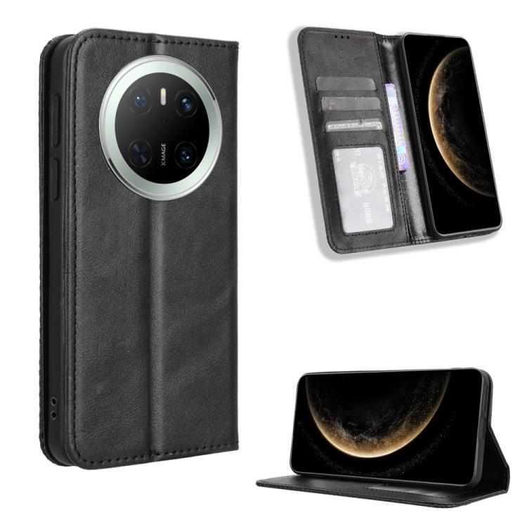 ซองใส่โทรศัพท์หนังพื้นผิวย้อนยุคหัวเข็มขัดแม่เหล็ก, For Huawei Mate 70 Pro / 70 Pro+, For Huawei Mate 70, For Huawei nova 13 Pro 5G, For Huawei Pura 70 Ultra, For Huawei Pura 70 Pro / 70 Pro+, For Huawei nova 12i 4G / Enjoy 70 Pro 4G, For Huawei Pura 7...
