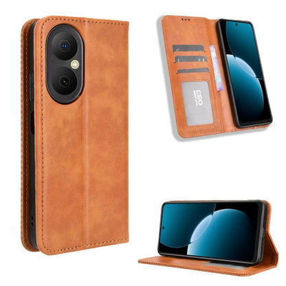 ซองใส่โทรศัพท์หนังพื้นผิวย้อนยุคหัวเข็มขัดแม่เหล็ก, For Huawei Pura 90 Pro Max 5G, For Huawei Pura 90 Pro 5G, For Huawei Pura 90 5G, For Huawei nova 15 Pro / 15 Ultra, For Huawei Mate 80 Pro / 80, For Huawei Pura 80 Ultra 5G                            ...