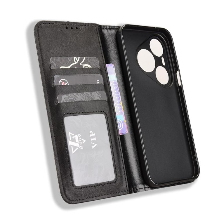 ซองใส่โทรศัพท์หนังพื้นผิวย้อนยุคหัวเข็มขัดแม่เหล็ก, For Huawei Pura 90 Pro Max 5G, For Huawei Pura 90 Pro 5G, For Huawei Pura 90 5G, For Huawei nova 15 Pro / 15 Ultra, For Huawei Mate 80 Pro / 80, For Huawei Pura 80 Ultra 5G                            ...