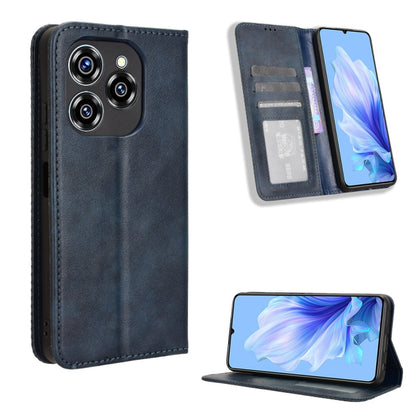ซองใส่โทรศัพท์หนังพื้นผิวย้อนยุคหัวเข็มขัดแม่เหล็ก, For Oukitel C68, For Oukitel C62 / C62 Pro, For Oukitel C69, For Oukitel C59 / C59 Pro, For Oukitel C1 / C1 Pro, For Oukitel C60 / C60 Pro, For Oukitel C65 / C65 Pro, For Oukitel C61 / C61 Pro        ...