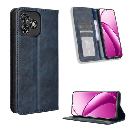 ซองใส่โทรศัพท์หนังพื้นผิวย้อนยุคหัวเข็มขัดแม่เหล็ก, For Oukitel C68, For Oukitel C62 / C62 Pro, For Oukitel C69, For Oukitel C59 / C59 Pro, For Oukitel C1 / C1 Pro, For Oukitel C60 / C60 Pro, For Oukitel C65 / C65 Pro, For Oukitel C61 / C61 Pro        ...