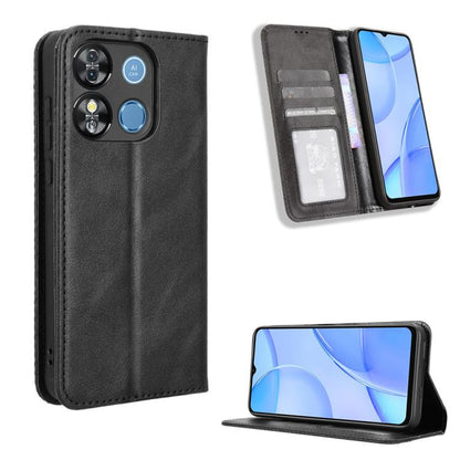 ซองใส่โทรศัพท์หนังพื้นผิวย้อนยุคหัวเข็มขัดแม่เหล็ก, For Oukitel C68, For Oukitel C62 / C62 Pro, For Oukitel C69, For Oukitel C59 / C59 Pro, For Oukitel C1 / C1 Pro, For Oukitel C60 / C60 Pro, For Oukitel C65 / C65 Pro, For Oukitel C61 / C61 Pro        ...