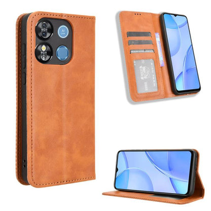 ซองใส่โทรศัพท์หนังพื้นผิวย้อนยุคหัวเข็มขัดแม่เหล็ก, For Oukitel C68, For Oukitel C62 / C62 Pro, For Oukitel C69, For Oukitel C59 / C59 Pro, For Oukitel C1 / C1 Pro, For Oukitel C60 / C60 Pro, For Oukitel C65 / C65 Pro, For Oukitel C61 / C61 Pro        ...