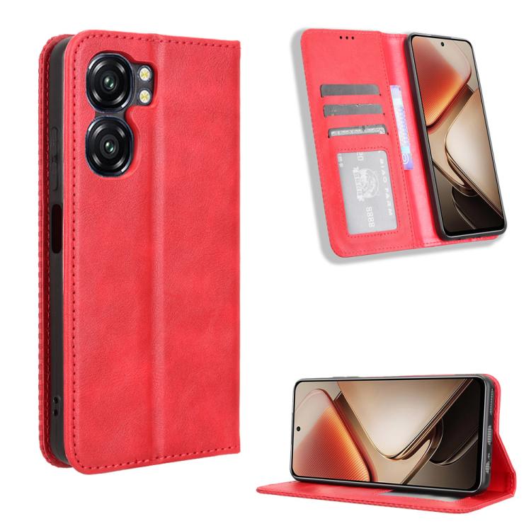 ซองใส่โทรศัพท์หนังพื้นผิวย้อนยุคหัวเข็มขัดแม่เหล็ก, For Oukitel C68, For Oukitel C62 / C62 Pro, For Oukitel C69, For Oukitel C59 / C59 Pro, For Oukitel C1 / C1 Pro, For Oukitel C60 / C60 Pro, For Oukitel C65 / C65 Pro, For Oukitel C61 / C61 Pro        ...
