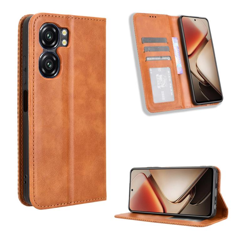 ซองใส่โทรศัพท์หนังพื้นผิวย้อนยุคหัวเข็มขัดแม่เหล็ก, For Oukitel C68, For Oukitel C62 / C62 Pro, For Oukitel C69, For Oukitel C59 / C59 Pro, For Oukitel C1 / C1 Pro, For Oukitel C60 / C60 Pro, For Oukitel C65 / C65 Pro, For Oukitel C61 / C61 Pro        ...