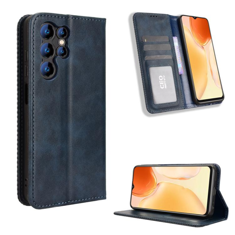 ซองใส่โทรศัพท์หนังพื้นผิวย้อนยุคหัวเข็มขัดแม่เหล็ก, For Oukitel C68, For Oukitel C62 / C62 Pro, For Oukitel C69, For Oukitel C59 / C59 Pro, For Oukitel C1 / C1 Pro, For Oukitel C60 / C60 Pro, For Oukitel C65 / C65 Pro, For Oukitel C61 / C61 Pro        ...