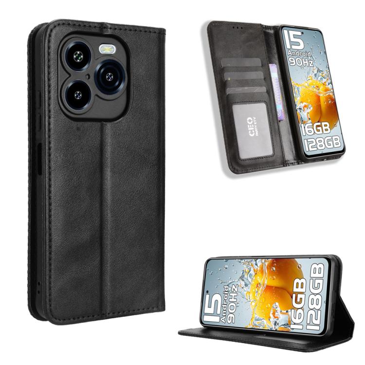 ซองใส่โทรศัพท์หนังพื้นผิวย้อนยุคหัวเข็มขัดแม่เหล็ก, For Oukitel C68, For Oukitel C62 / C62 Pro, For Oukitel C69, For Oukitel C59 / C59 Pro, For Oukitel C1 / C1 Pro, For Oukitel C60 / C60 Pro, For Oukitel C65 / C65 Pro, For Oukitel C61 / C61 Pro        ...