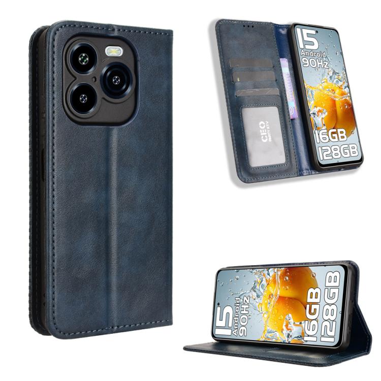 ซองใส่โทรศัพท์หนังพื้นผิวย้อนยุคหัวเข็มขัดแม่เหล็ก, For Oukitel C68, For Oukitel C62 / C62 Pro, For Oukitel C69, For Oukitel C59 / C59 Pro, For Oukitel C1 / C1 Pro, For Oukitel C60 / C60 Pro, For Oukitel C65 / C65 Pro, For Oukitel C61 / C61 Pro        ...