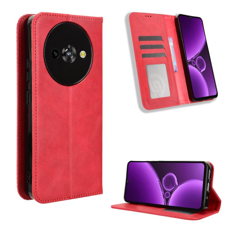 ซองใส่โทรศัพท์หนังพื้นผิวย้อนยุคหัวเข็มขัดแม่เหล็ก, For Oukitel C68, For Oukitel C62 / C62 Pro, For Oukitel C69, For Oukitel C59 / C59 Pro, For Oukitel C1 / C1 Pro, For Oukitel C60 / C60 Pro, For Oukitel C65 / C65 Pro, For Oukitel C61 / C61 Pro        ...