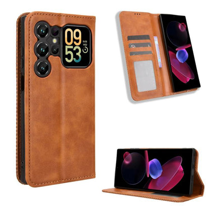 ซองใส่โทรศัพท์หนังพื้นผิวย้อนยุคหัวเข็มขัดแม่เหล็ก, For Oukitel C68, For Oukitel C62 / C62 Pro, For Oukitel C69, For Oukitel C59 / C59 Pro, For Oukitel C1 / C1 Pro, For Oukitel C60 / C60 Pro, For Oukitel C65 / C65 Pro, For Oukitel C61 / C61 Pro        ...