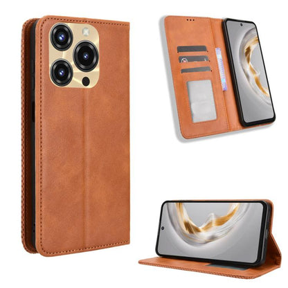 ซองใส่โทรศัพท์หนังพื้นผิวย้อนยุคหัวเข็มขัดแม่เหล็ก, For Oukitel C68, For Oukitel C62 / C62 Pro, For Oukitel C69, For Oukitel C59 / C59 Pro, For Oukitel C1 / C1 Pro, For Oukitel C60 / C60 Pro, For Oukitel C65 / C65 Pro, For Oukitel C61 / C61 Pro        ...