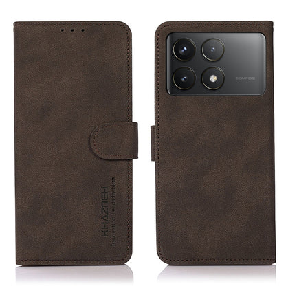 เคสโทรศัพท์หนังเนื้อด้าน KHAZNEH, For Xiaomi Poco F6 / Redmi Turbo 3, For Xiaomi Poco F6 Pro, For Xiaomi Redmi K70 5G / K70 Pro 5G, For Xiaomi Redmi A3, For Xiaomi Redmi Note 13 4G, For Xiaomi Redmi K70E / POCO X6 Pro, For Xiaomi Redmi Note 13R Pro    ...