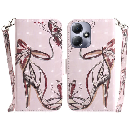 เคสโทรศัพท์หนังพลิกแนวนอนสี 3 มิติ, For Infinix Note 30 VIP, For Infinix Hot 30 Play, For Infinix Hot 30i, For Infinix Smart 7 African