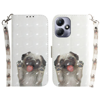 เคสโทรศัพท์หนังพลิกแนวนอนสี 3 มิติ, For Infinix Note 30 VIP, For Infinix Hot 30 Play, For Infinix Hot 30i, For Infinix Smart 7 African