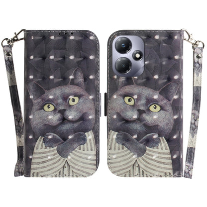 เคสโทรศัพท์หนังพลิกแนวนอนสี 3 มิติ, For Infinix Note 30 VIP, For Infinix Hot 30 Play, For Infinix Hot 30i, For Infinix Smart 7 African