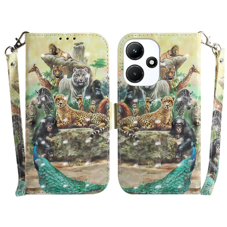 เคสโทรศัพท์หนังพลิกแนวนอนสี 3 มิติ, For Infinix Note 30 VIP, For Infinix Hot 30 Play, For Infinix Hot 30i, For Infinix Smart 7 African