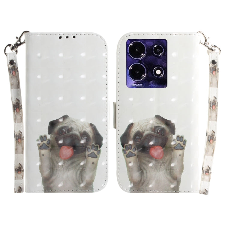 เคสโทรศัพท์หนังพลิกแนวนอนสี 3 มิติ, For Infinix Note 40, For Infinix Hot 40 / Hot 40 Pro, For Infinix Smart 7 HD, For Infinix Note 30
