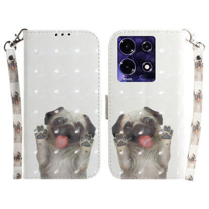 เคสโทรศัพท์หนังพลิกแนวนอนสี 3 มิติ, For Infinix Note 40, For Infinix Hot 40 / Hot 40 Pro, For Infinix Smart 7 HD, For Infinix Note 30