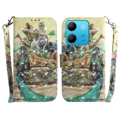 เคสโทรศัพท์หนังพลิกแนวนอนสี 3 มิติ, For Infinix Note 30 VIP, For Infinix Hot 30 Play, For Infinix Hot 30i, For Infinix Smart 7 African