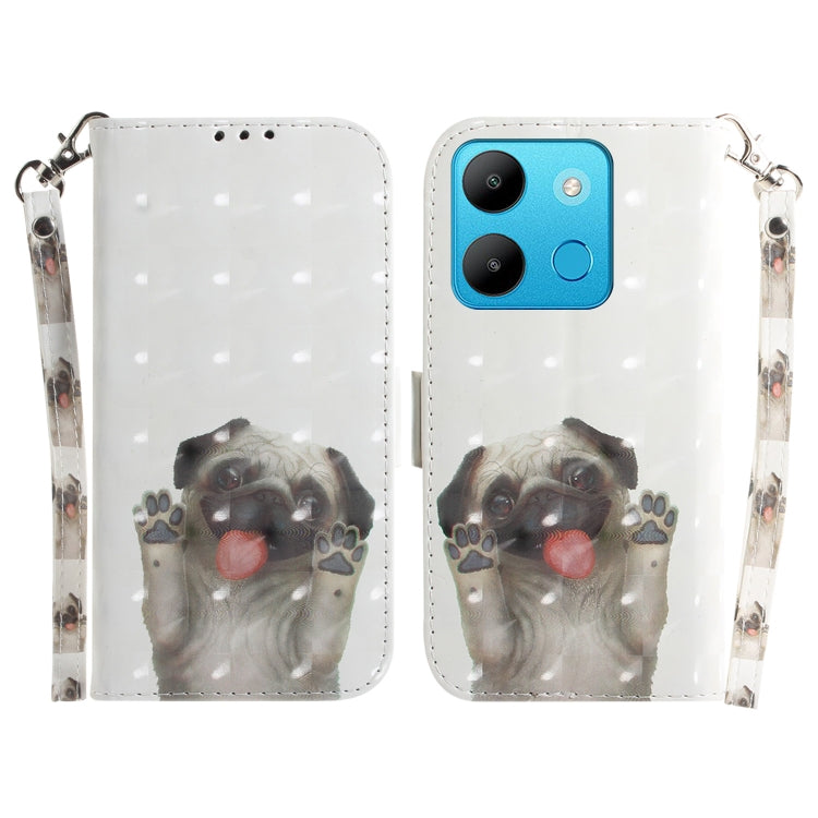 เคสโทรศัพท์หนังพลิกแนวนอนสี 3 มิติ, For Infinix Note 30 VIP, For Infinix Hot 30 Play, For Infinix Hot 30i, For Infinix Smart 7 African