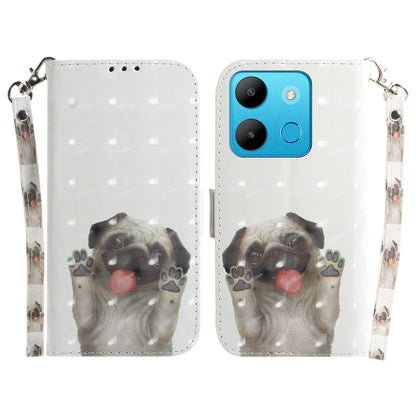 เคสโทรศัพท์หนังพลิกแนวนอนสี 3 มิติ, For Infinix Note 30 VIP, For Infinix Hot 30 Play, For Infinix Hot 30i, For Infinix Smart 7 African