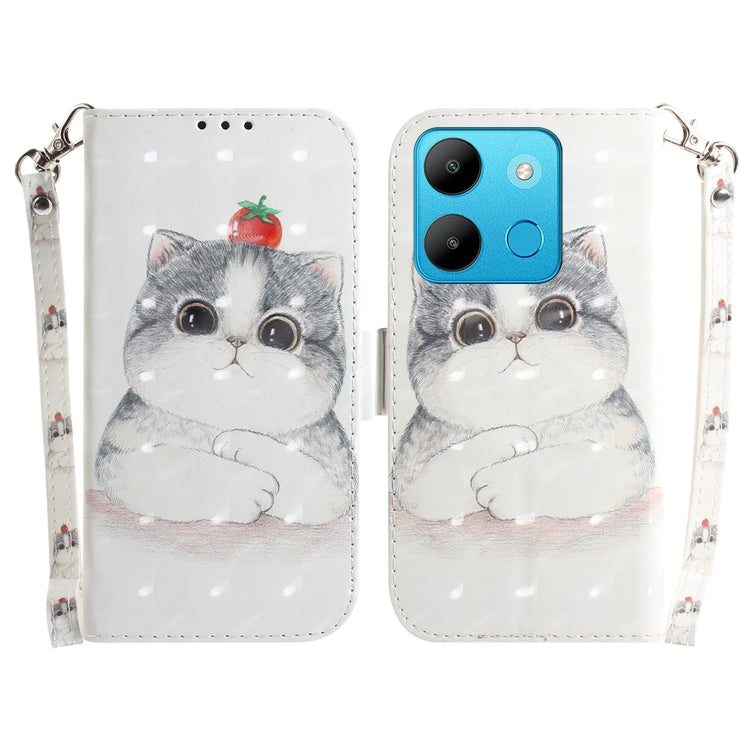 เคสโทรศัพท์หนังพลิกแนวนอนสี 3 มิติ, For Infinix Note 30 VIP, For Infinix Hot 30 Play, For Infinix Hot 30i, For Infinix Smart 7 African