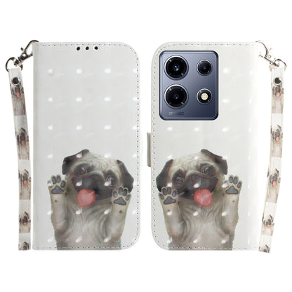เคสโทรศัพท์หนังพลิกแนวนอนสี 3 มิติ, For Infinix Note 30 VIP, For Infinix Hot 30 Play, For Infinix Hot 30i, For Infinix Smart 7 African