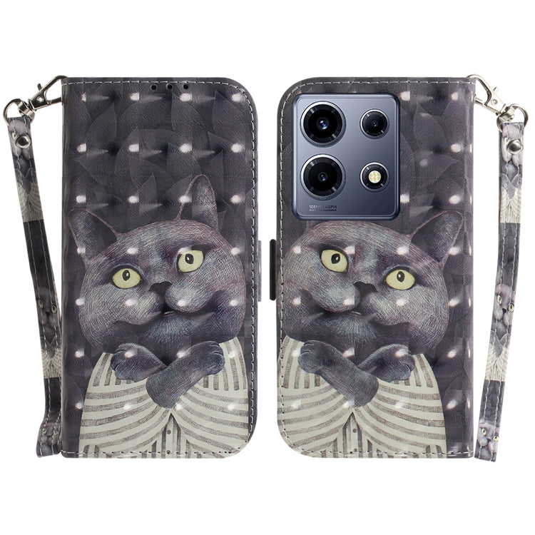 เคสโทรศัพท์หนังพลิกแนวนอนสี 3 มิติ, For Infinix Note 30 VIP, For Infinix Hot 30 Play, For Infinix Hot 30i, For Infinix Smart 7 African