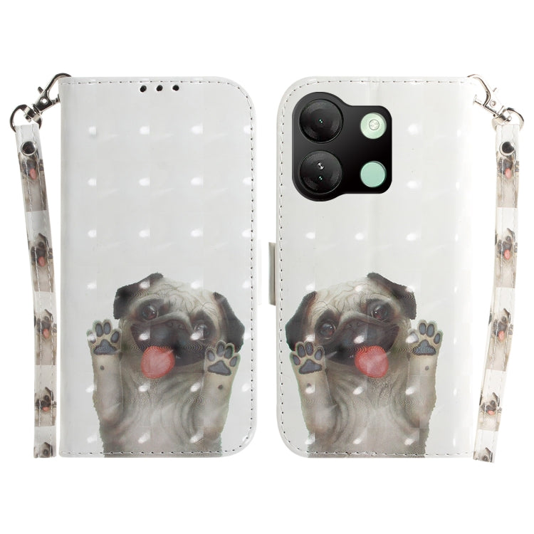 เคสโทรศัพท์หนังพลิกแนวนอนสี 3 มิติ, For Infinix Note 40, For Infinix Hot 40 / Hot 40 Pro, For Infinix Smart 7 HD, For Infinix Note 30