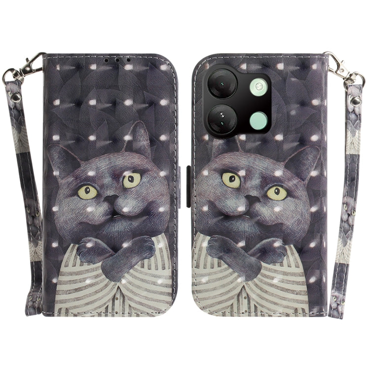 เคสโทรศัพท์หนังพลิกแนวนอนสี 3 มิติ, For Infinix Note 40, For Infinix Hot 40 / Hot 40 Pro, For Infinix Smart 7 HD, For Infinix Note 30