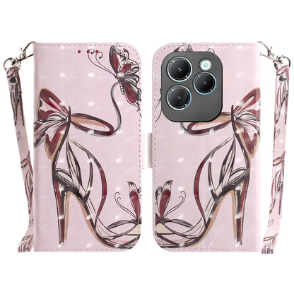 เคสโทรศัพท์หนังพลิกแนวนอนสี 3 มิติ, For Infinix Note 40, For Infinix Hot 40 / Hot 40 Pro, For Infinix Smart 7 HD, For Infinix Note 30
