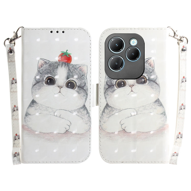 เคสโทรศัพท์หนังพลิกแนวนอนสี 3 มิติ, For Infinix Note 40, For Infinix Hot 40 / Hot 40 Pro, For Infinix Smart 7 HD, For Infinix Note 30
