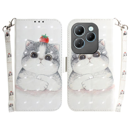 เคสโทรศัพท์หนังพลิกแนวนอนสี 3 มิติ, For Infinix Note 40, For Infinix Hot 40 / Hot 40 Pro, For Infinix Smart 7 HD, For Infinix Note 30