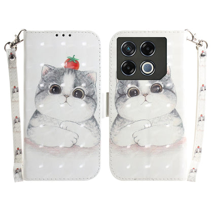 เคสโทรศัพท์หนังพลิกแนวนอนสี 3 มิติ, For Infinix Note 40 5G, For Infinix GT 20 Pro, For Infinix Note 40 Pro 4G / Note 40 Pro 5G, For Infinix Note 40 Pro+ 5G