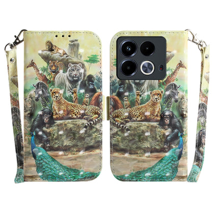เคสโทรศัพท์หนังพลิกแนวนอนสี 3 มิติ, For Infinix Note 40, For Infinix Hot 40 / Hot 40 Pro, For Infinix Smart 7 HD, For Infinix Note 30