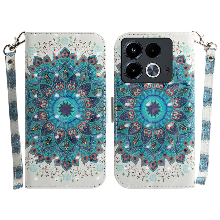 เคสโทรศัพท์หนังพลิกแนวนอนสี 3 มิติ, For Infinix Note 40, For Infinix Hot 40 / Hot 40 Pro, For Infinix Smart 7 HD, For Infinix Note 30