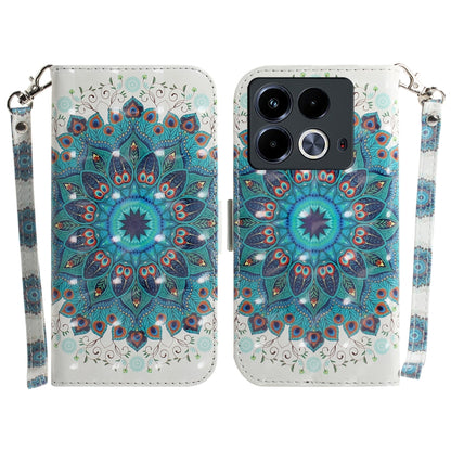 เคสโทรศัพท์หนังพลิกแนวนอนสี 3 มิติ, For Infinix Note 40, For Infinix Hot 40 / Hot 40 Pro, For Infinix Smart 7 HD, For Infinix Note 30