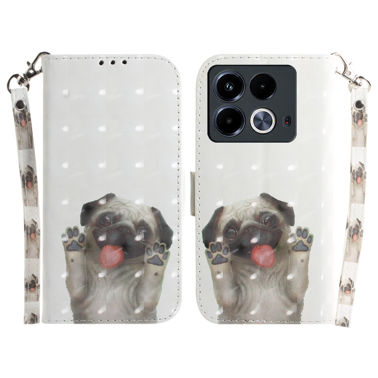 เคสโทรศัพท์หนังพลิกแนวนอนสี 3 มิติ, For Infinix Note 40, For Infinix Hot 40 / Hot 40 Pro, For Infinix Smart 7 HD, For Infinix Note 30