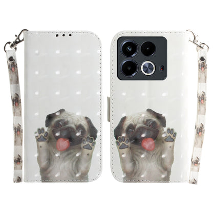 เคสโทรศัพท์หนังพลิกแนวนอนสี 3 มิติ, For Infinix Note 40, For Infinix Hot 40 / Hot 40 Pro, For Infinix Smart 7 HD, For Infinix Note 30