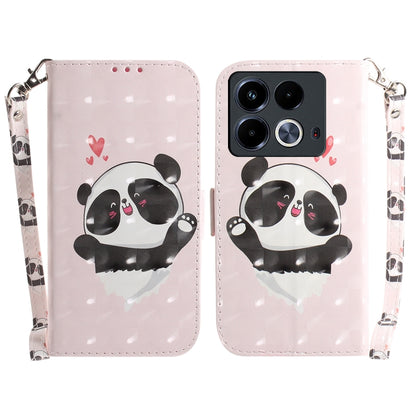 เคสโทรศัพท์หนังพลิกแนวนอนสี 3 มิติ, For Infinix Note 40, For Infinix Hot 40 / Hot 40 Pro, For Infinix Smart 7 HD, For Infinix Note 30