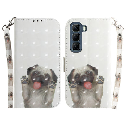 เคสโทรศัพท์หนังพลิกแนวนอนสี 3 มิติ, For Infinix Note 50 4G / Note 50 Pro 4G, For Infinix Hot 50i / Smart 9, For Infinix Hot 50 4G, For Infinix Hot 50 5G
