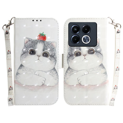 เคสโทรศัพท์หนังพลิกแนวนอนสี 3 มิติ, For Infinix Note 40 5G, For Infinix GT 20 Pro, For Infinix Note 40 Pro 4G / Note 40 Pro 5G, For Infinix Note 40 Pro+ 5G