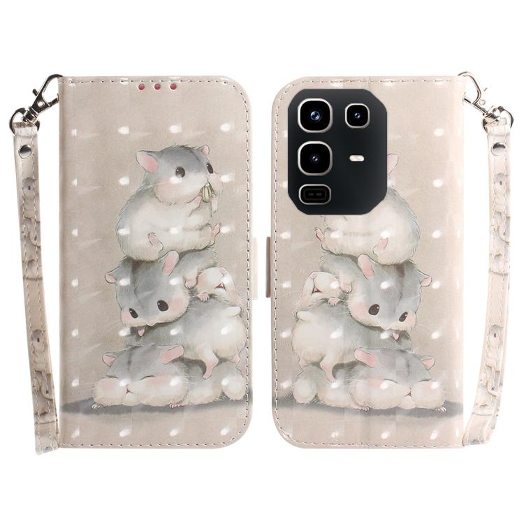 เคสโทรศัพท์หนังพลิกแนวนอนสี 3 มิติ, For Infinix Note 50 4G / Note 50 Pro 4G, For Infinix Hot 50i / Smart 9, For Infinix Hot 50 4G, For Infinix Hot 50 5G