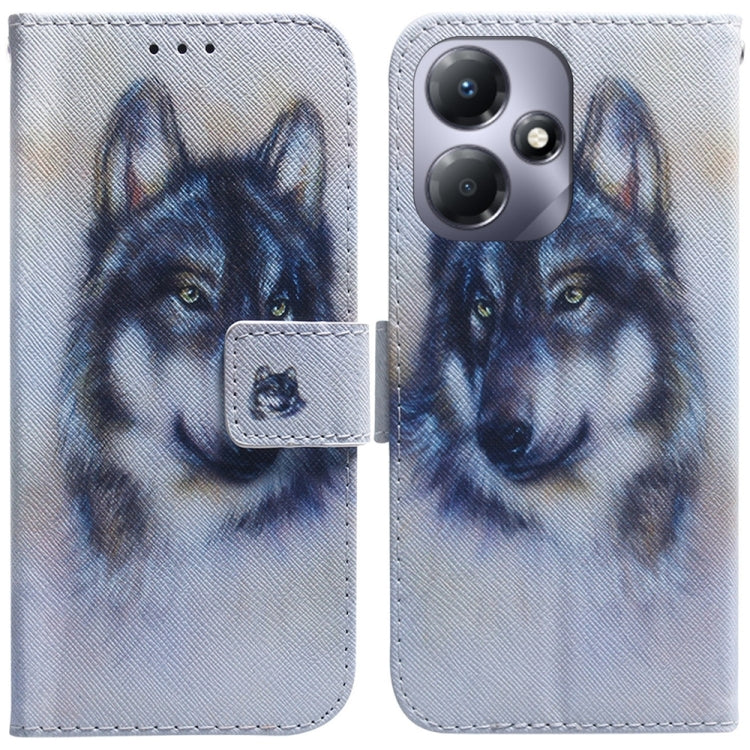 เคสโทรศัพท์หนังพลิกวาดสี, For Infinix Hot 30 Play, For Infinix Hot 30i, For Infinix Hot 30, For Infinix Smart 7 African