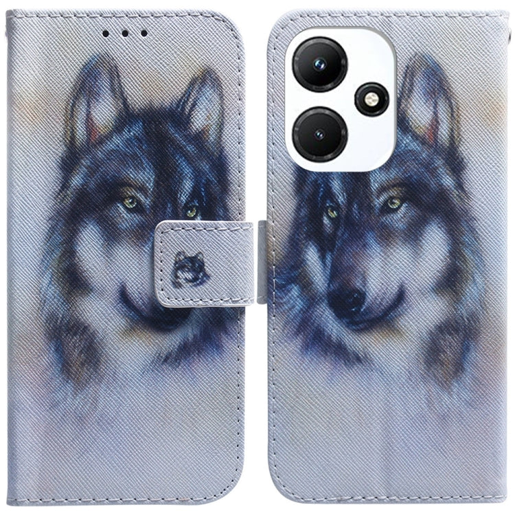 เคสโทรศัพท์หนังพลิกวาดสี, For Infinix Hot 30 Play, For Infinix Hot 30i, For Infinix Hot 30, For Infinix Smart 7 African
