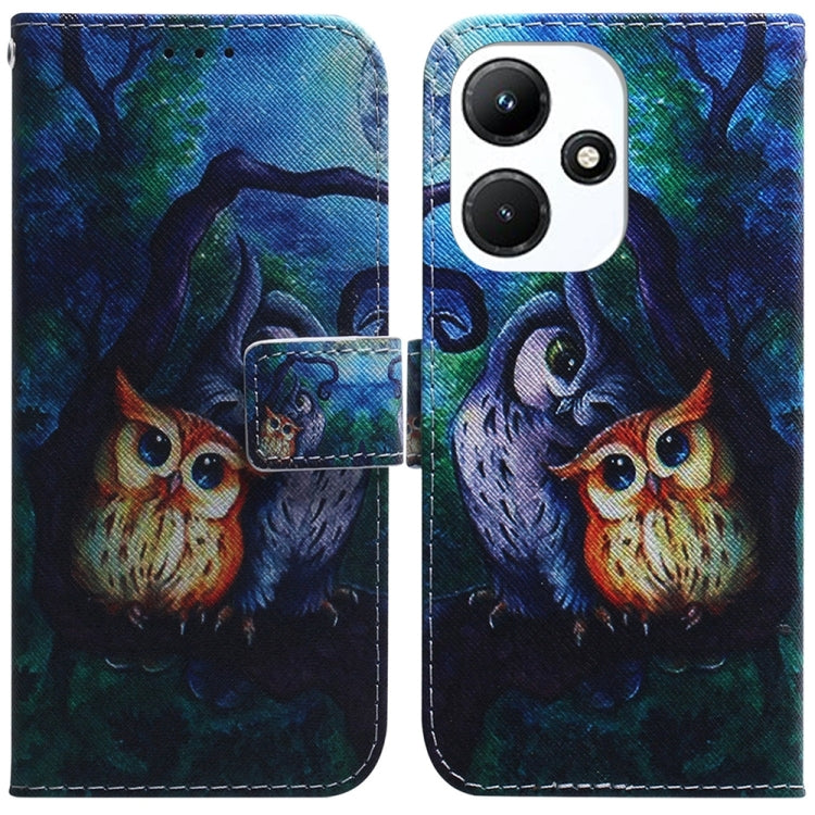 เคสโทรศัพท์หนังพลิกวาดสี, For Infinix Hot 30 Play, For Infinix Hot 30i, For Infinix Hot 30, For Infinix Smart 7 African