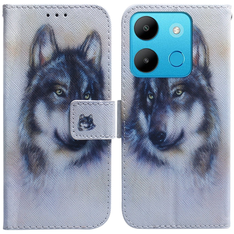 เคสโทรศัพท์หนังพลิกวาดสี, For Infinix Hot 30 Play, For Infinix Hot 30i, For Infinix Hot 30, For Infinix Smart 7 African