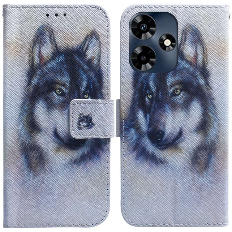 เคสโทรศัพท์หนังพลิกวาดสี, For Infinix Hot 30 Play, For Infinix Hot 30i, For Infinix Hot 30, For Infinix Smart 7 African