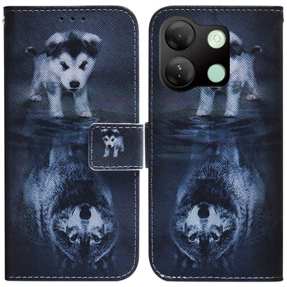 เคสโทรศัพท์หนังพลิกวาดสี, For Infinix Note 40 4G, For Infinix Hot 40 / 40 Pro, For Infinix Smart 7 India / 7 Plus, For Infinix Smart 7 HD