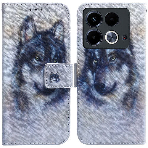 เคสโทรศัพท์หนังพลิกวาดสี, For Infinix Note 40 4G, For Infinix Hot 40 / 40 Pro, For Infinix Smart 7 India / 7 Plus, For Infinix Smart 7 HD
